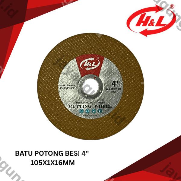 Gambar BATU POTONG BESI H&L 4'' 105X1X16MM ke-2