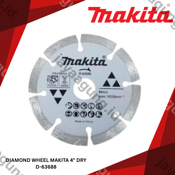 DIAMOND WHEEL MAKITA 4" DRY D-63688