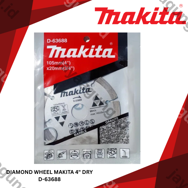 Gambar DIAMOND WHEEL MAKITA 4" DRY D-63688 ke-2