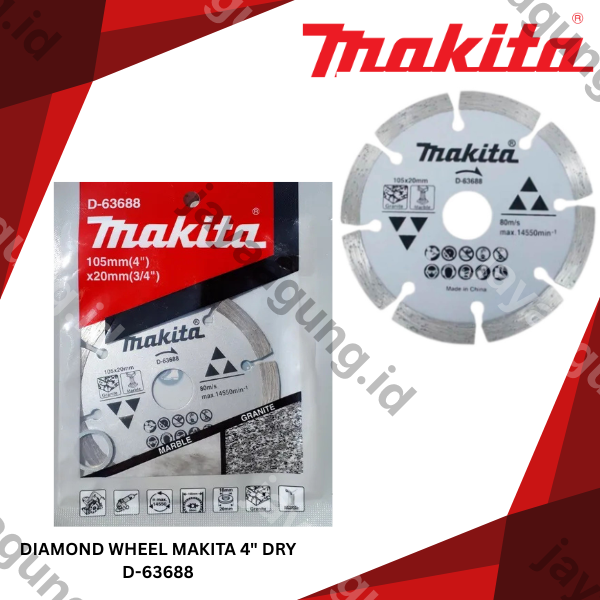 Gambar DIAMOND WHEEL MAKITA 4" DRY D-63688 ke-3