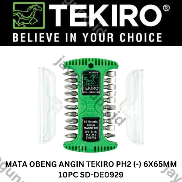 Gambar MATA OBENG ANGIN TEKIRO PH2(-)6X65MM 10PCS SD-DE0929 ke-2