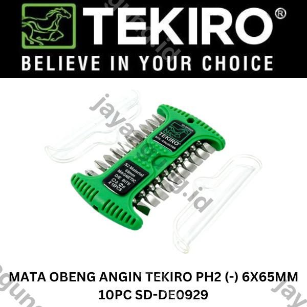 Gambar MATA OBENG ANGIN TEKIRO PH2(-)6X65MM 10PCS SD-DE0929 ke-3