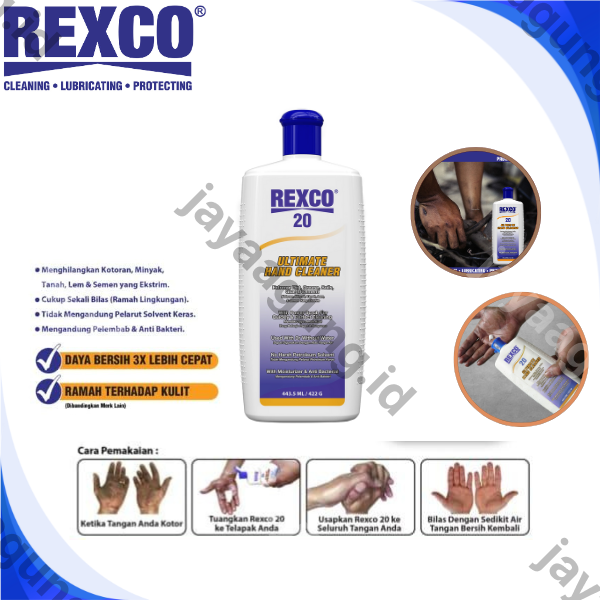 Gambar REXCO 20 ULTIMATE HAND CLEANER 443.5ML ke-3