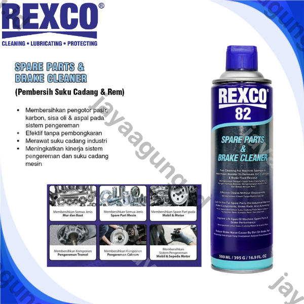 Gambar REXCO 82 S.PART & BRAKE CLEANER 500ML RX-SP0023 ke-3