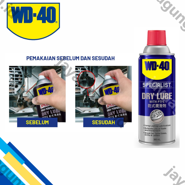 Gambar WD-40 PTFE DRY LUBRICANT 360ML ke-3