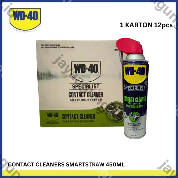 Gambar WD-40 CONTACT CLEANERS SMARTSTRAW 450ML  1KARTON  ISI  12PCS WD-40 ke-3