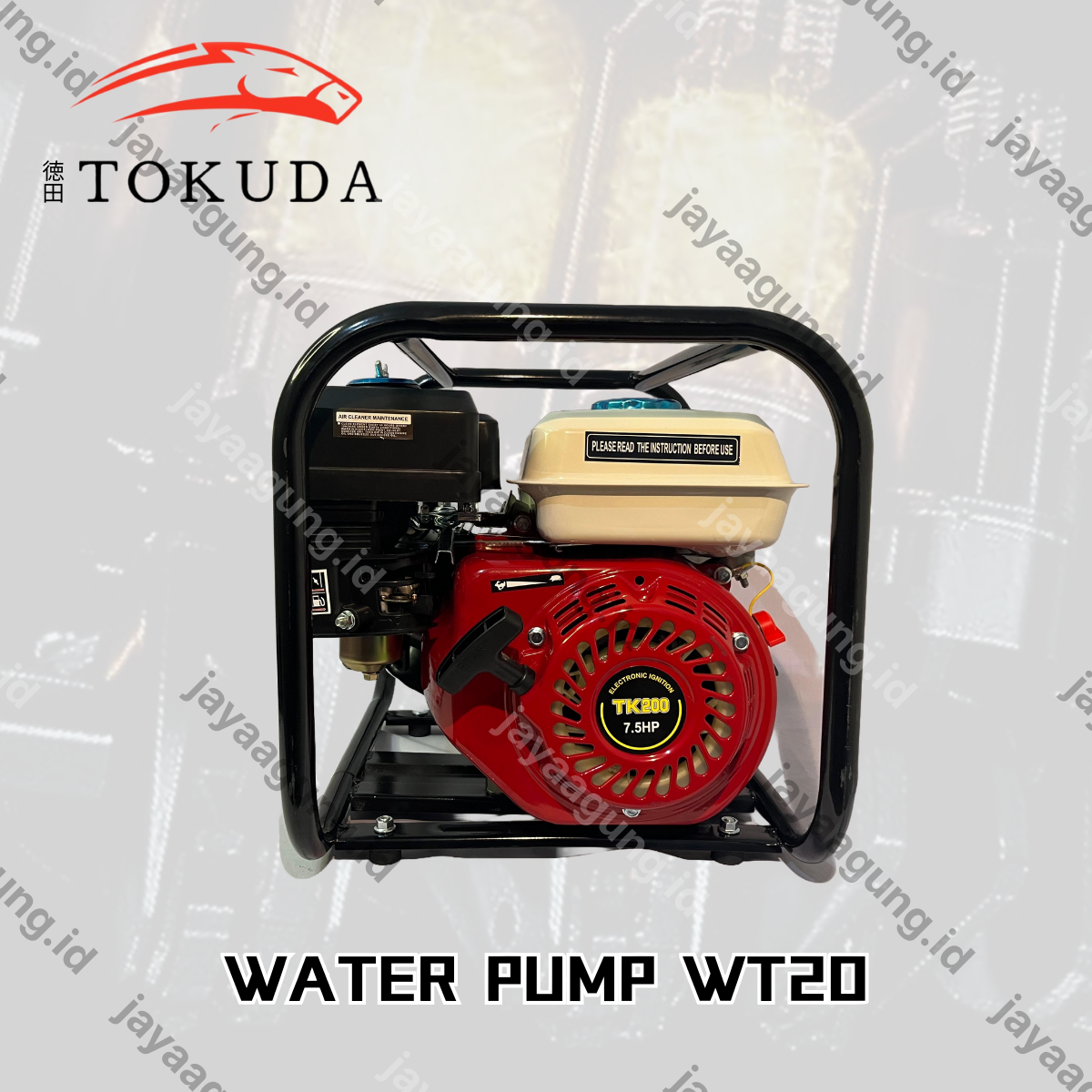 Gambar MESIN+POMPA TOKUDA WP20 (WT-20) ke-4