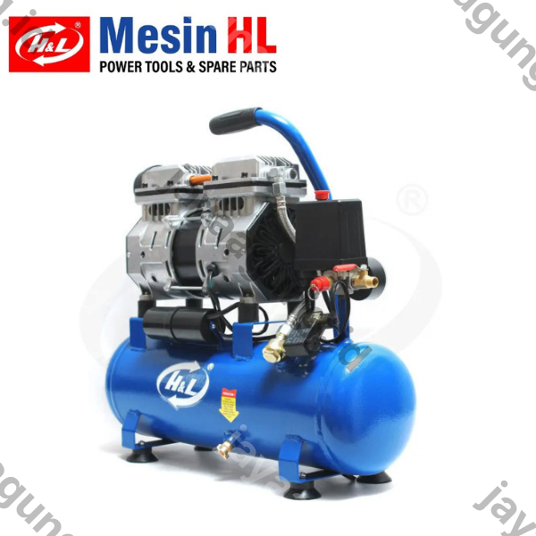 Gambar COMPRESSOR H&L OILESS 1HP 9L ke-3