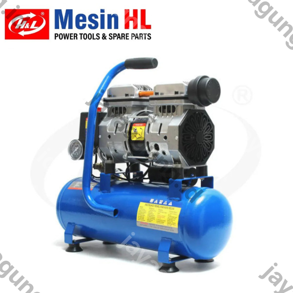 Gambar COMPRESSOR H&L OILESS 1HP 9L ke-4