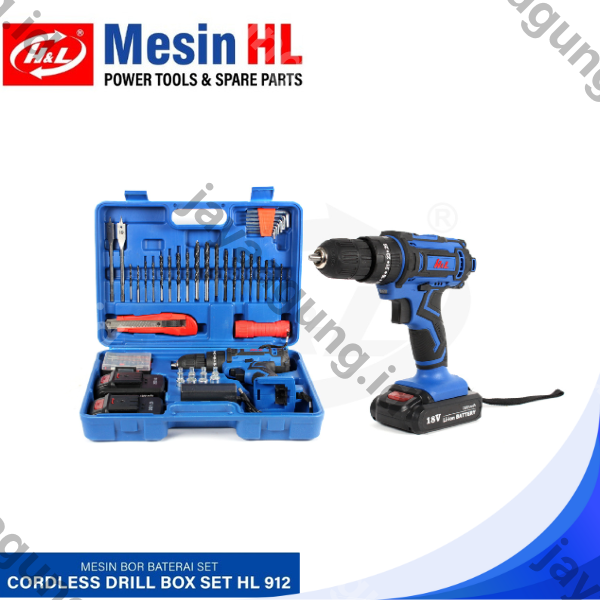 C.LESS DRILL SET H&L HL912-2 BATTERY