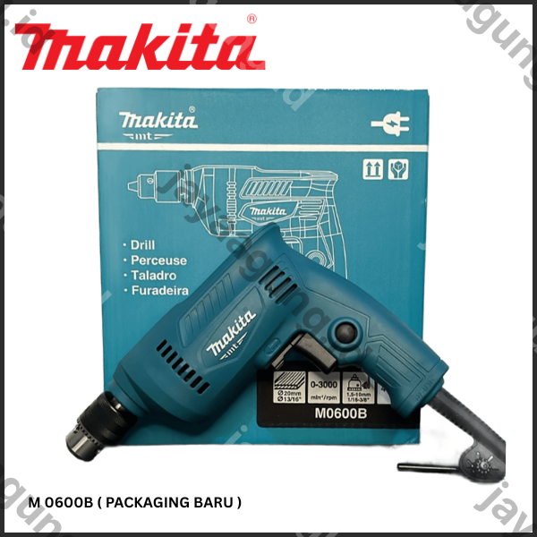 DRILL MAKITA M 0600B ( PACKAGING BARU )