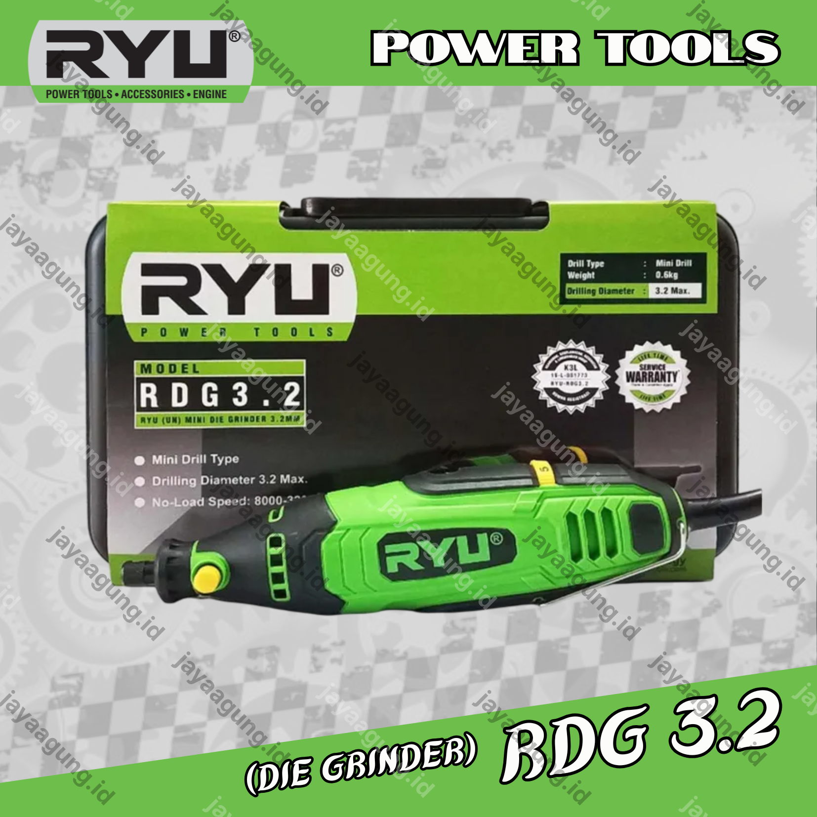 DIE GRINDER MINI RYU RDG 3.2