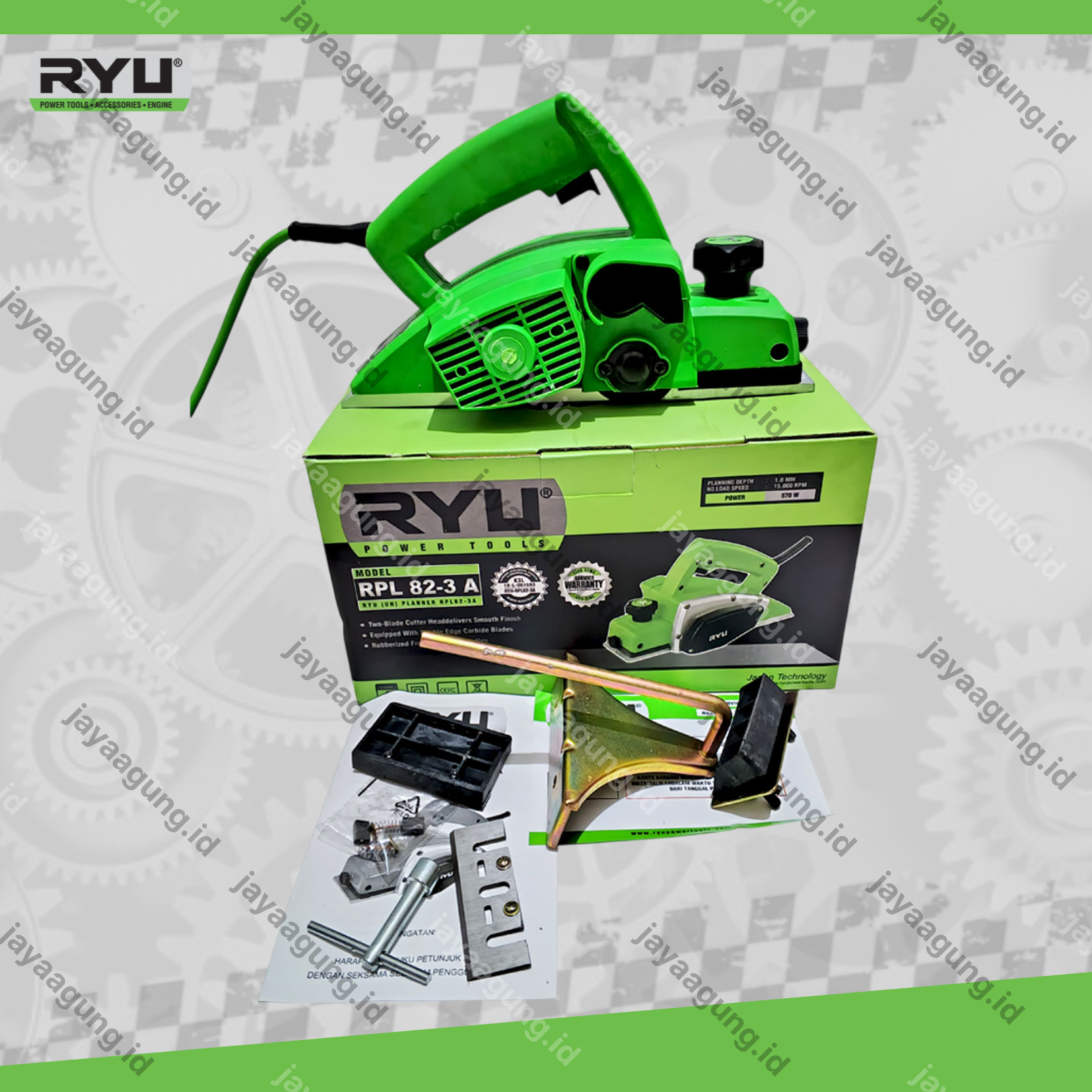 Gambar PLANER RYU RPL 82-3A-PR01 W/ACCESSORIES ke-2