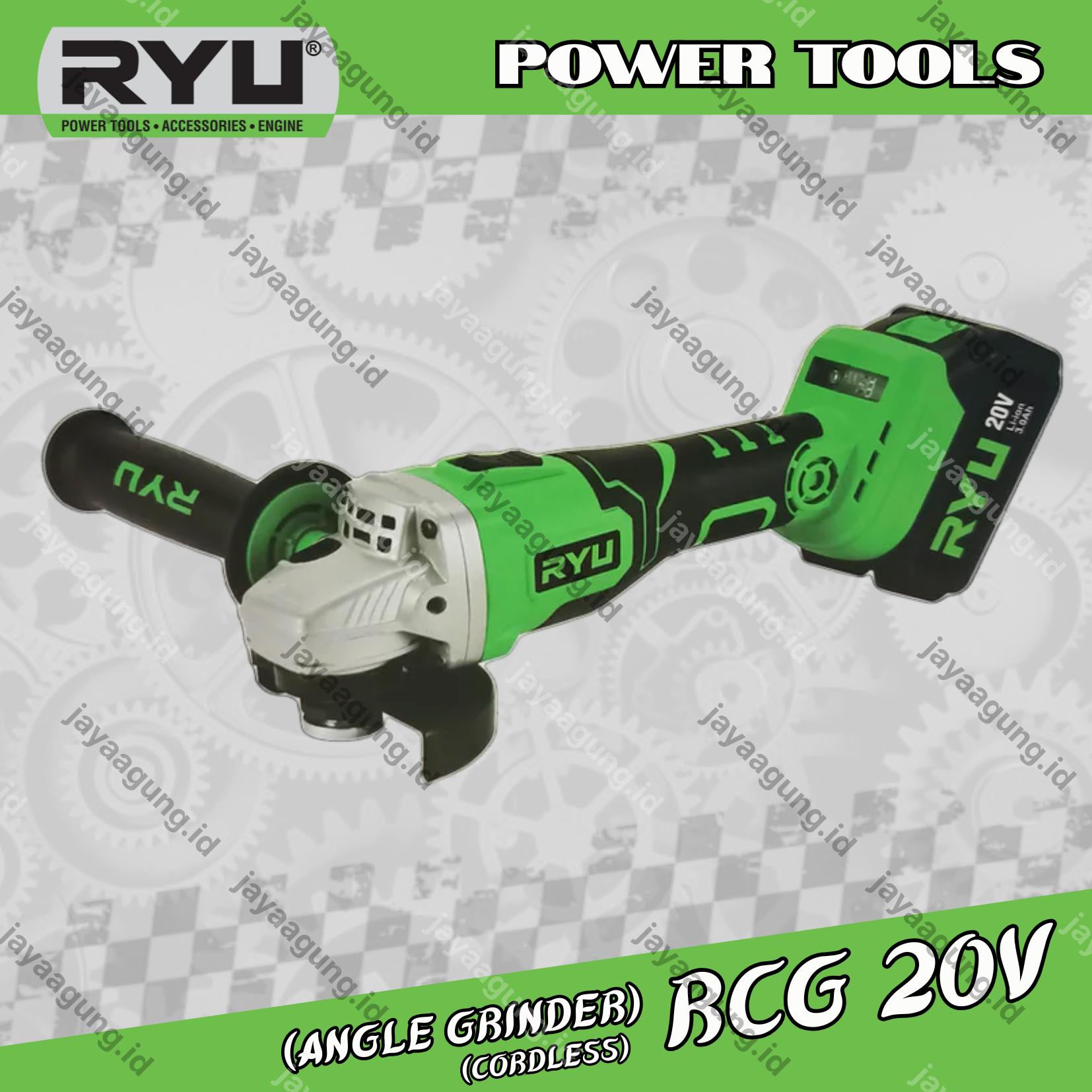 C.LESS GRINDER RYU RCG 20V