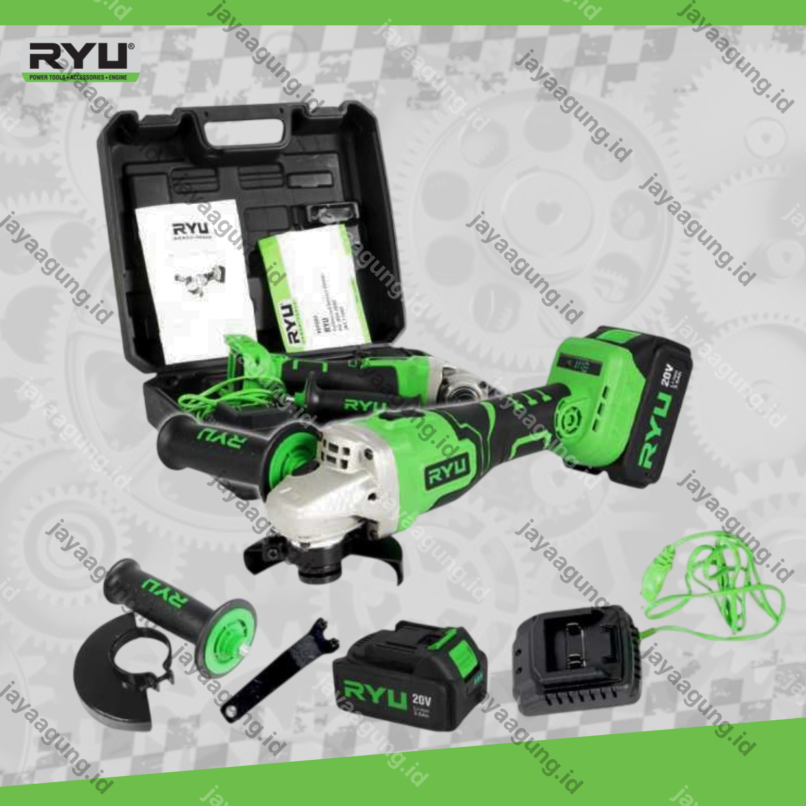 Gambar C.LESS GRINDER RYU RCG 20V ke-2