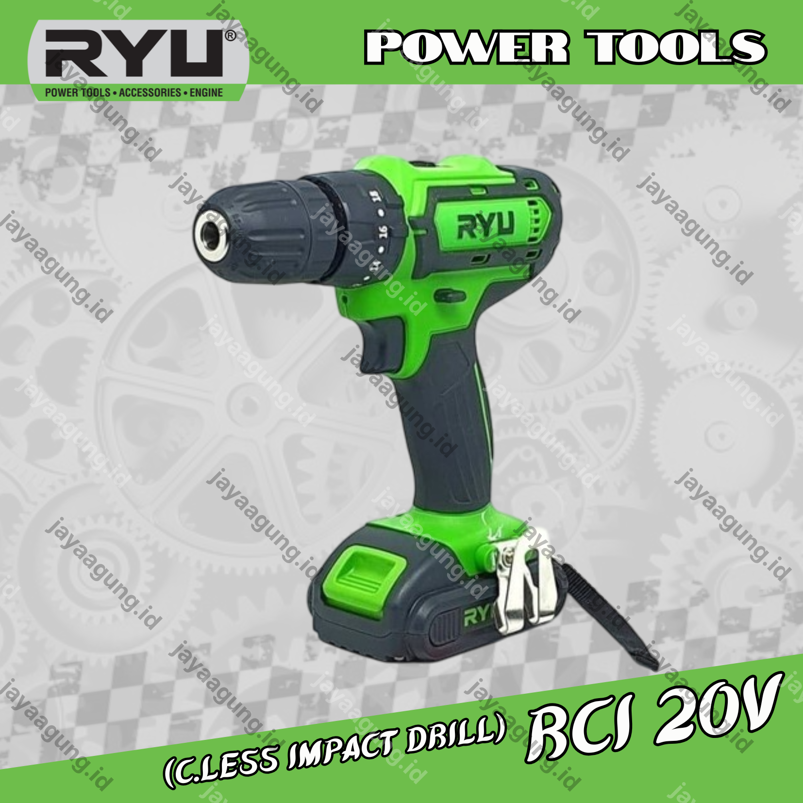 C.LESS IMPACT DRILL RYU RCI 20V