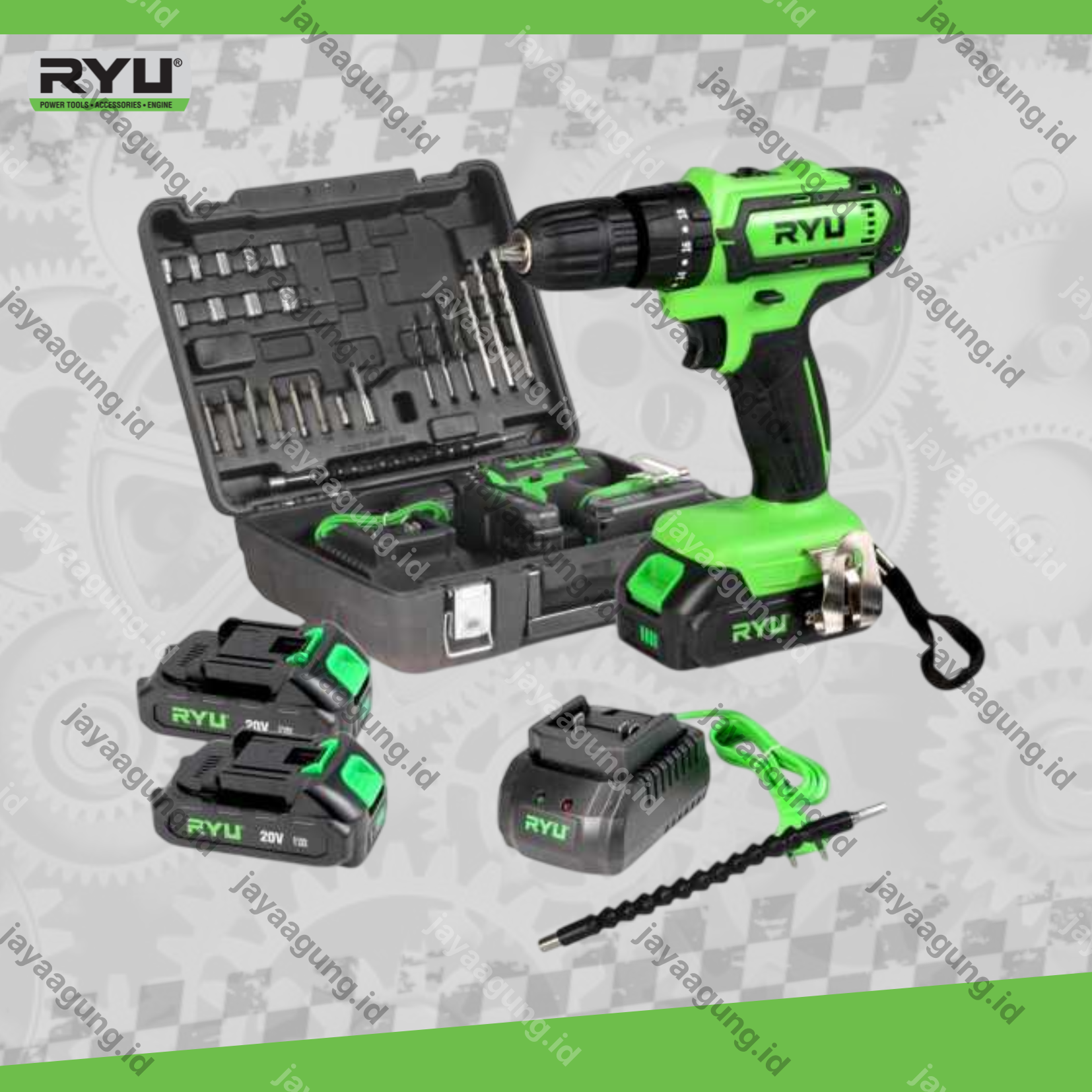 Gambar C.LESS IMPACT DRILL RYU RCI 20V ke-2