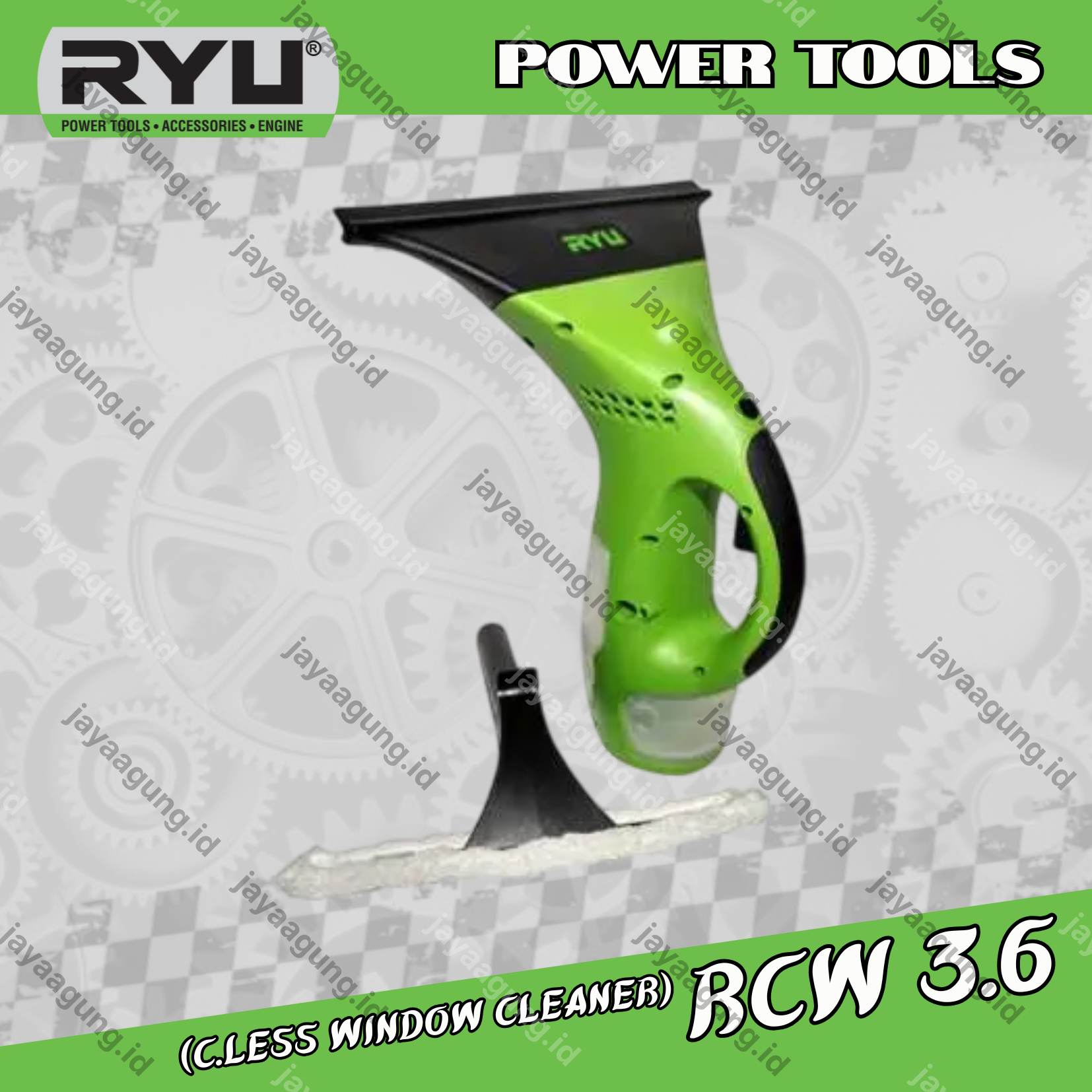 C.LESS WINDOW CLEANER RYU RCW 3.6V