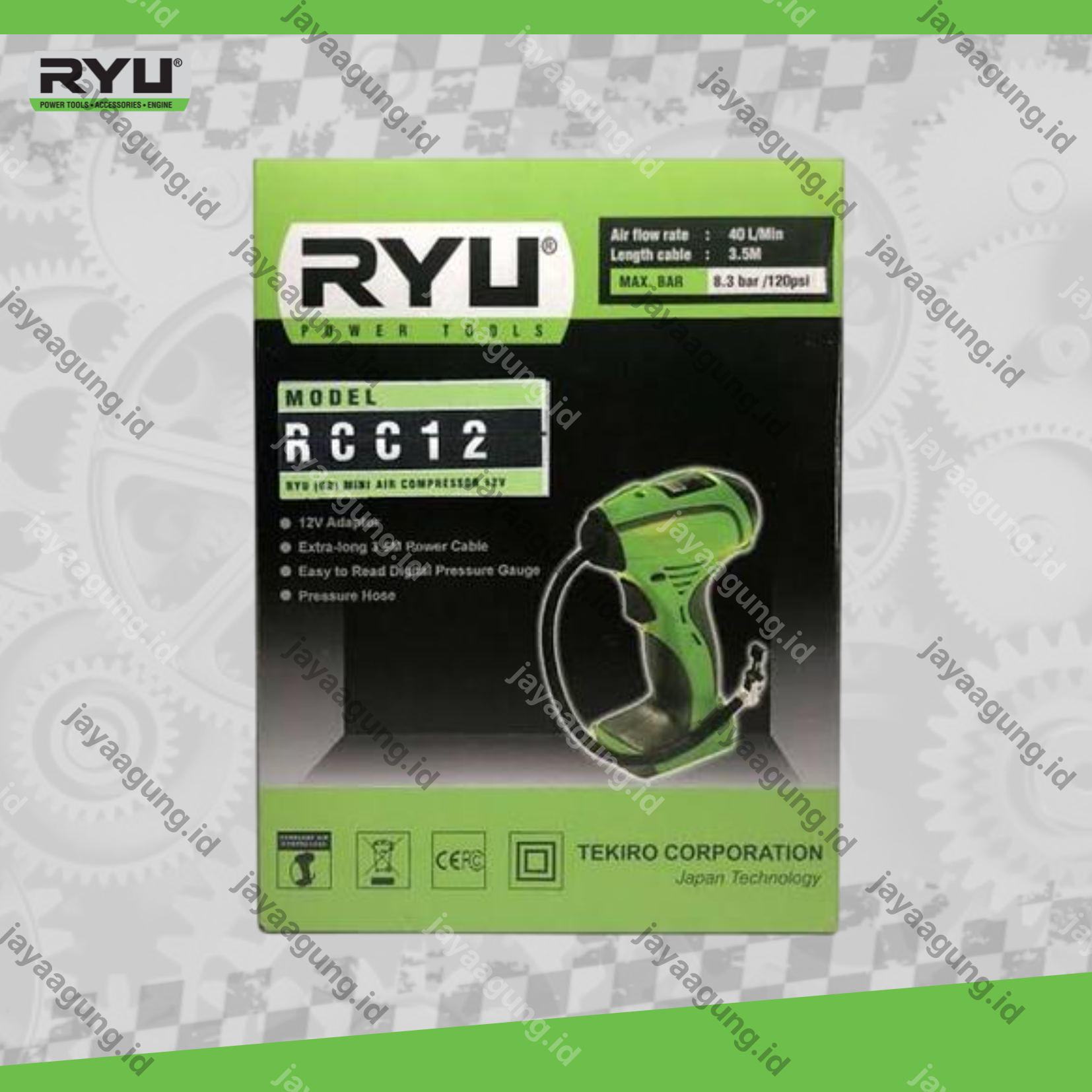 Gambar MINI AIR COMPRESOR RYU RCC 12 ke-3