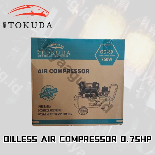 Gambar COMPRESSOR TOKUDA OILLESS OC-80 ke-4