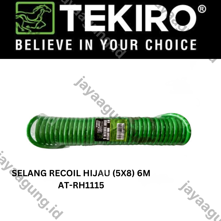 Gambar SELANG RECOIL HIJAU TEKIRO (5X8) 6M AT-RH1115 ke-2