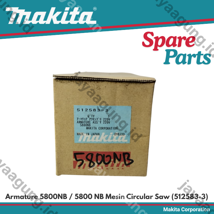 Gambar ARMATURE MAKITA 5800NB (512583-3) ke-3
