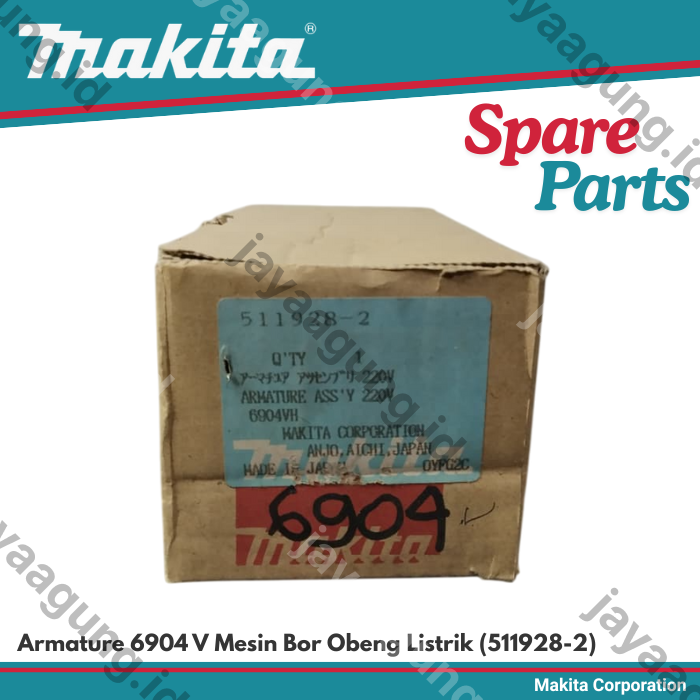 Gambar ARMATURE MAKITA 6904 (511928-2) ke-3
