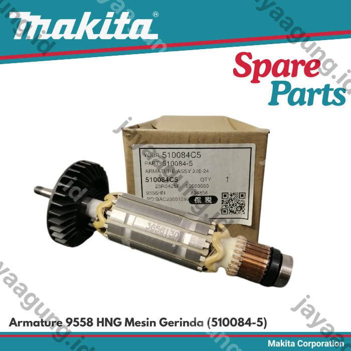Gambar ARMATURE MAKITA 9558 NB (510084-5)/(515613-9) ke-2