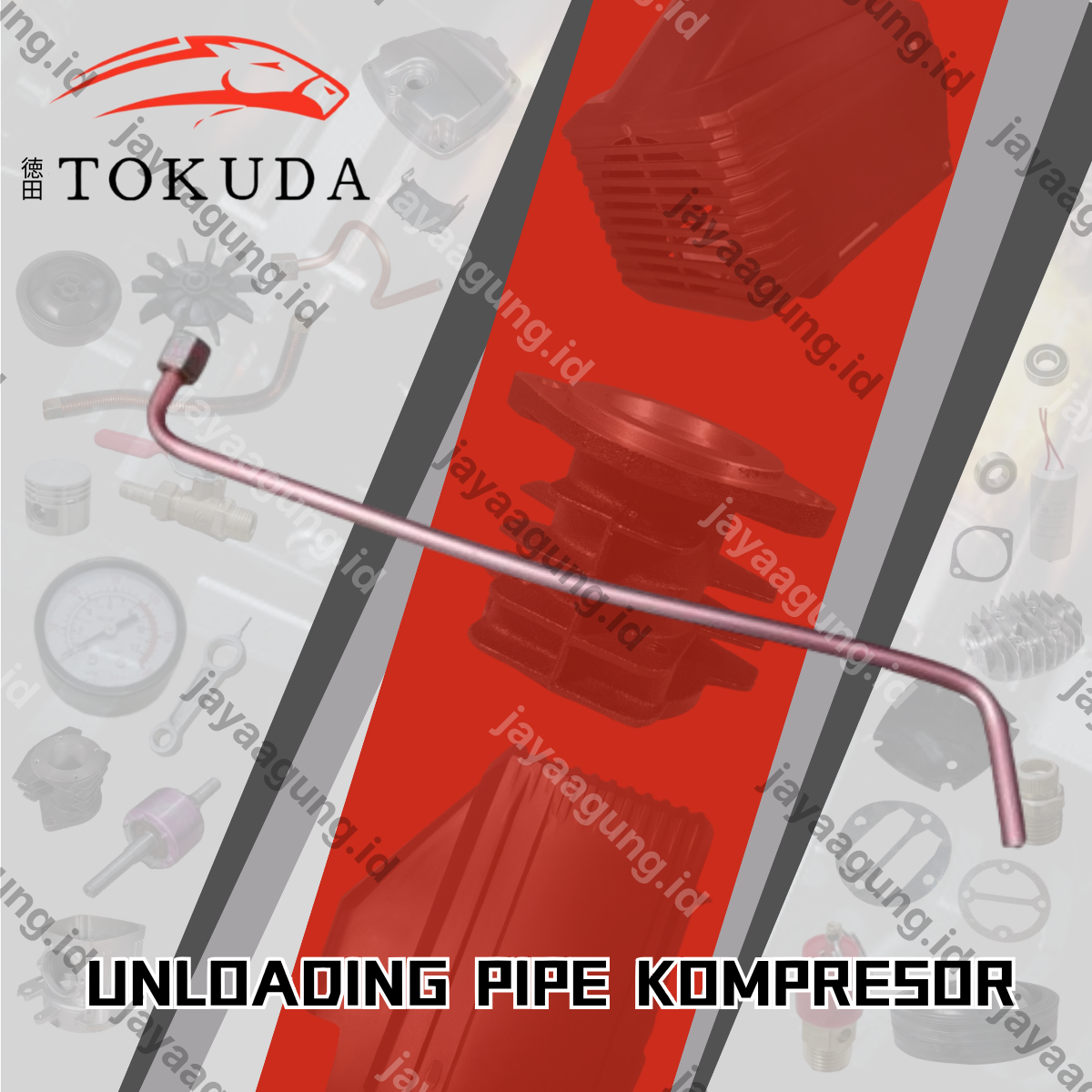 SP. COMP UNLOADING PIPE NUT 0.75HP (65)