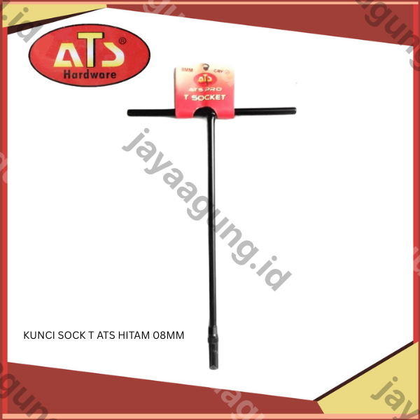 KUNCI SOCK T ATS HITAM 08MM
