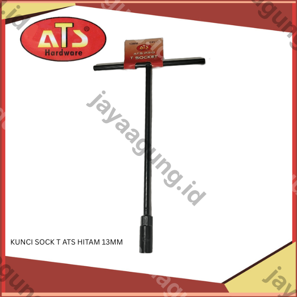 KUNCI SOCK T ATS HITAM 13MM*