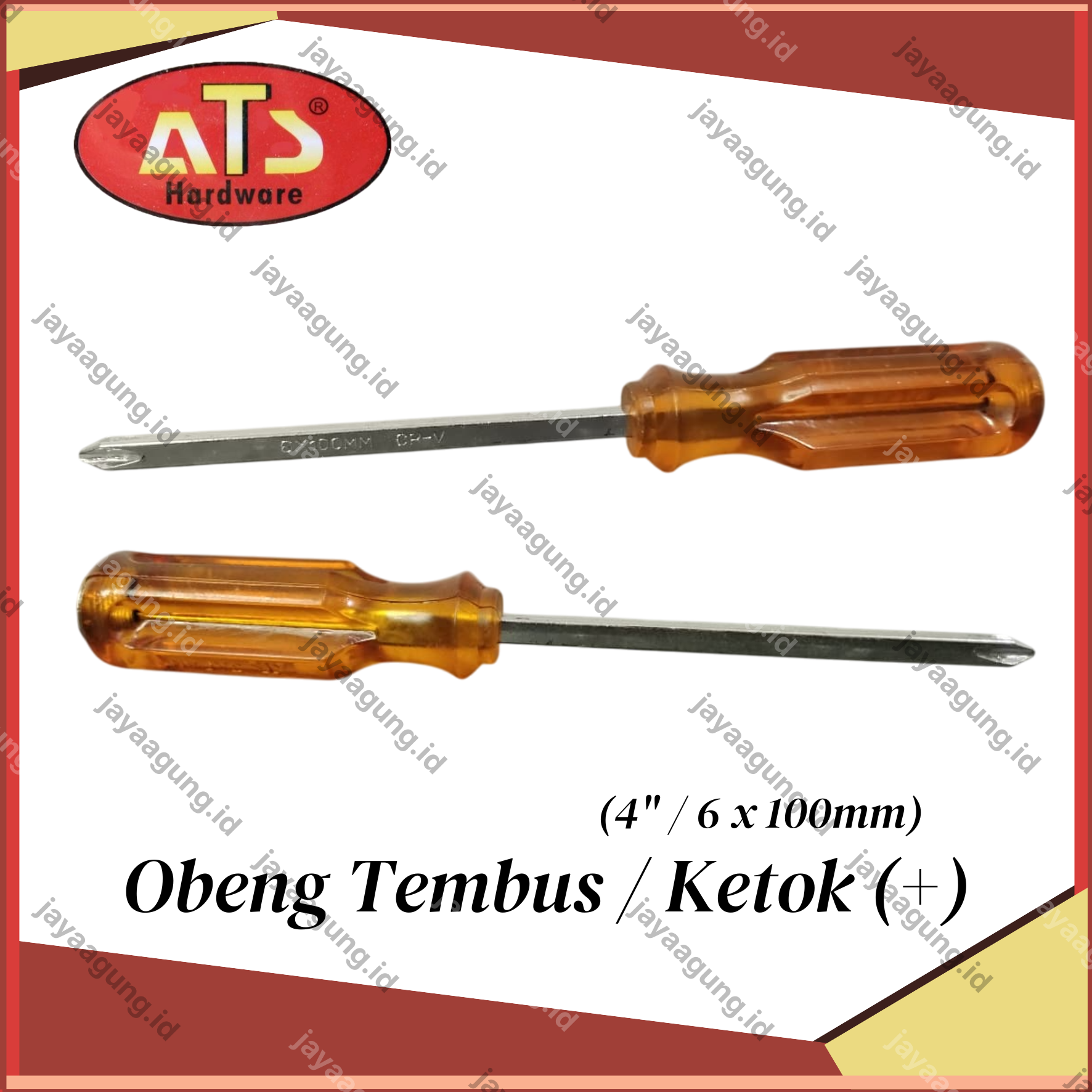 OBENG TEMBUS / KETOK ATS 4"(-)**