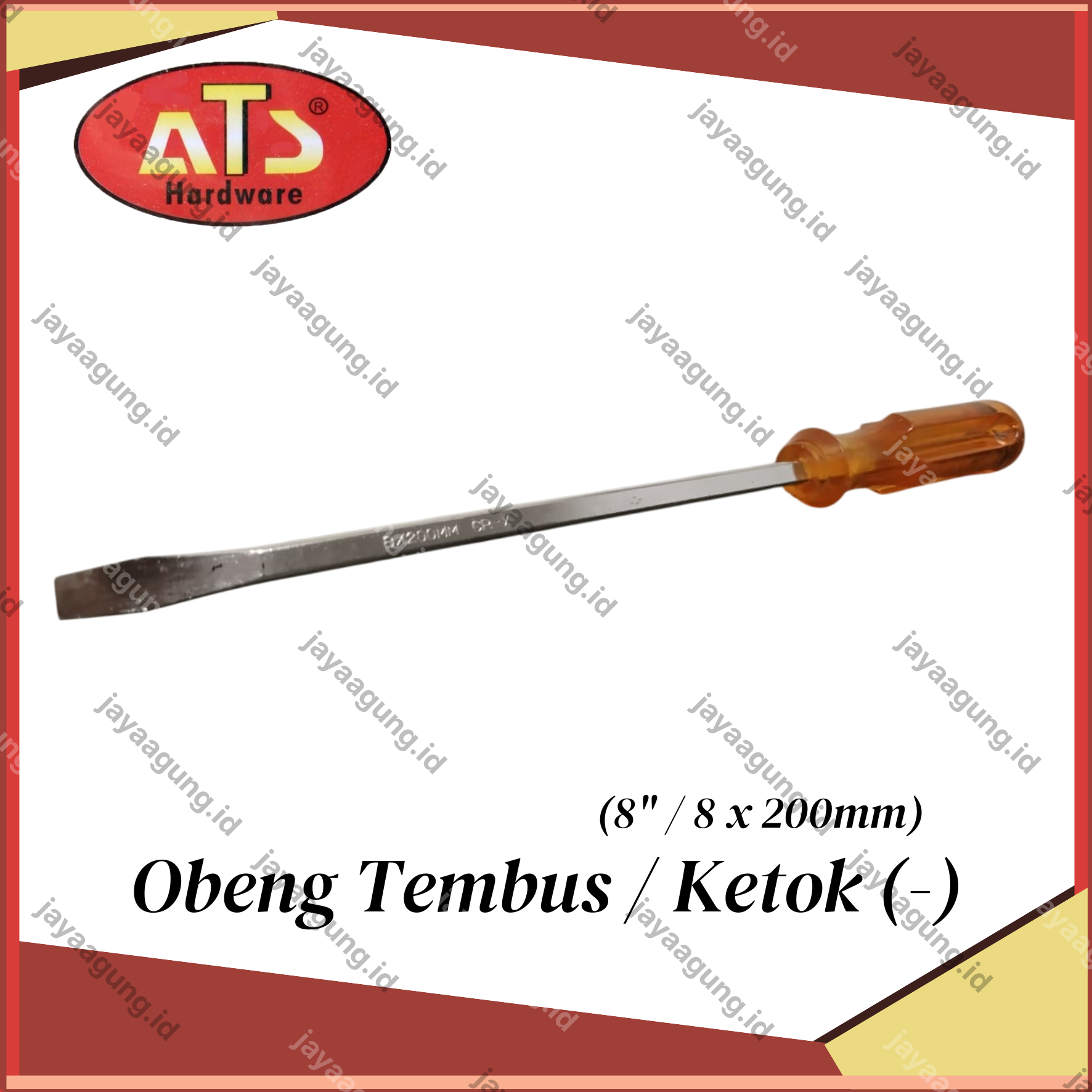 Gambar OBENG TEMBUS / KETOK ATS 8"(-)** ke-2