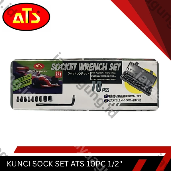 Gambar KUNCI SOCK SET ATS 10PC 1/2" ke-3