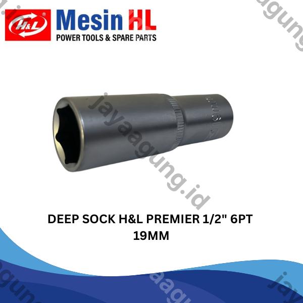DEEP SOCK H&L PREMIER 1/2" 6PT 19MM (HHTS0042)