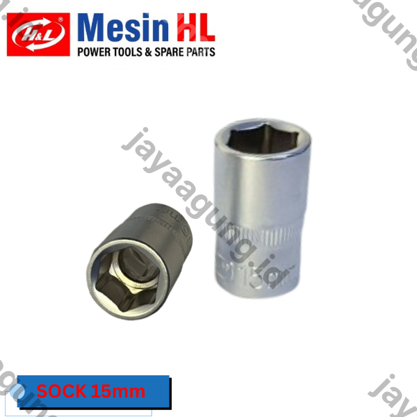 SOCK DR 1/2" H&L PREMIER 6PT 15MM (HHTS0014)