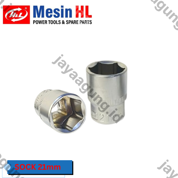 SOCK DR 1/2" H&L PREMIER 6PT 21MM (HHTS0020)