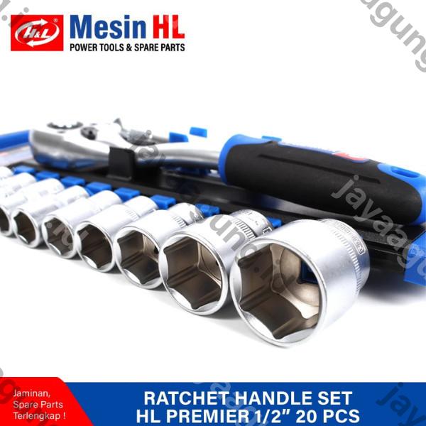 Gambar RATCHET HANDLE SET H&L 1/2" 20PCS HL72T20 (HHTR0019) ke-2