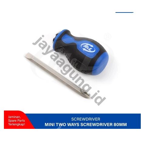 OBENG BOLAK BALIK STUBBY H&L 80MM HHTM0007