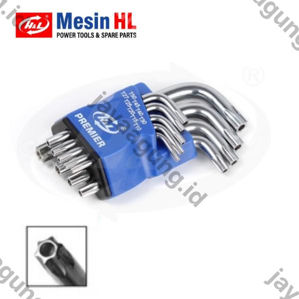 Gambar KUNCI L SET TORX PENDEK H&L 9PCS (HHTT0004) ke-2