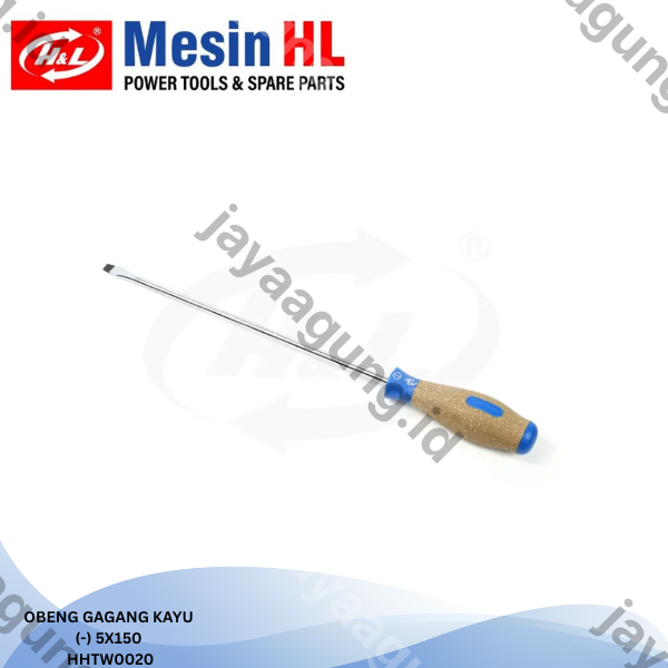 OBENG GAGANG KAYU H&L 5X150(-) HHTW0020