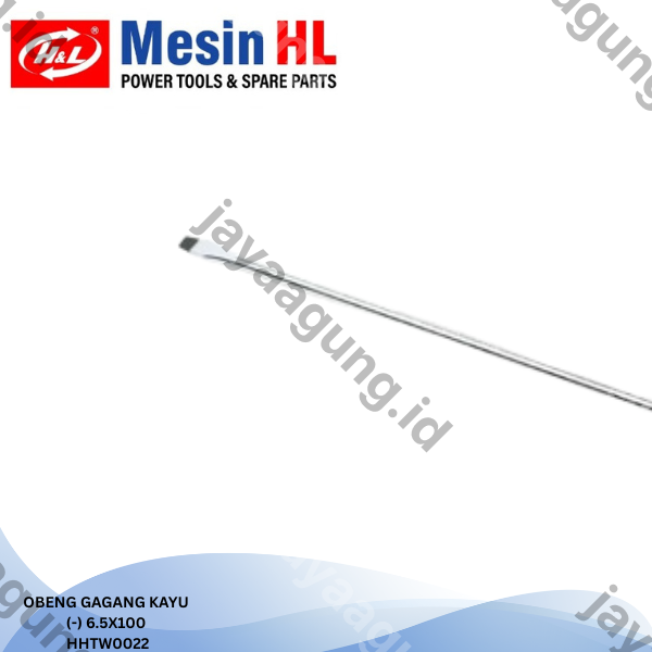 Gambar OBENG GAGANG KAYU H&L 6.5X100(-) HHTW0022 ke-4