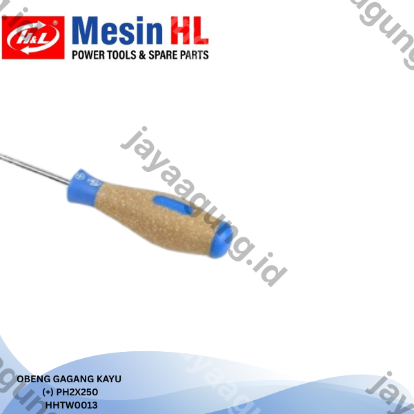 Gambar OBENG GAGANG KAYU H&L PH2X250(+) HHTW0013 ke-4