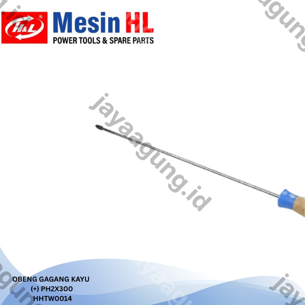 Gambar OBENG GAGANG KAYU H&L PH2X300(+) HHTW0014 ke-3