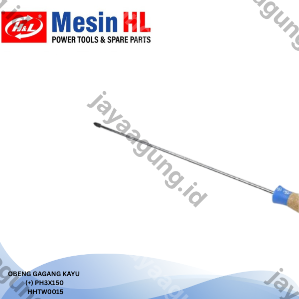 Gambar OBENG GAGANG KAYU H&L PH3X150(+) HHTW0015 ke-3