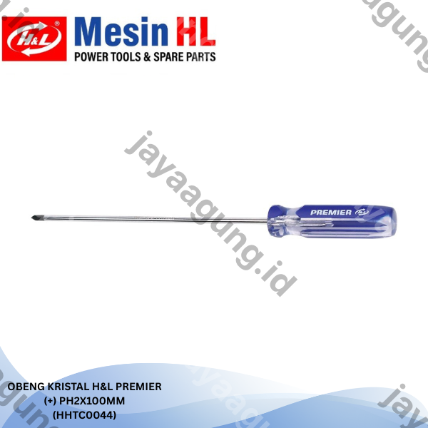 Gambar OBENG KRISTAL H&L PREMIER (+)PH2X100MM (HHTC0044) ke-2