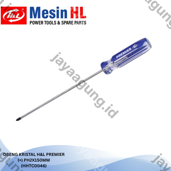 OBENG KRISTAL H&L PREMIER (+)PH2X150MM (HHTC0046)