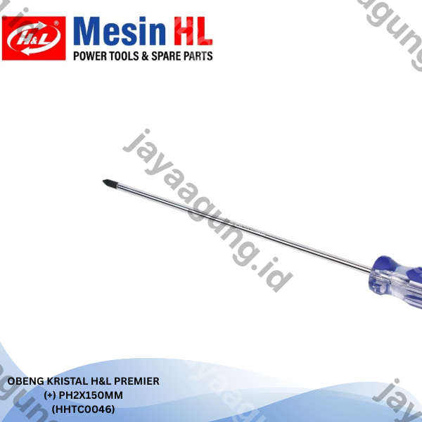 Gambar OBENG KRISTAL H&L PREMIER (+)PH2X150MM (HHTC0046) ke-3