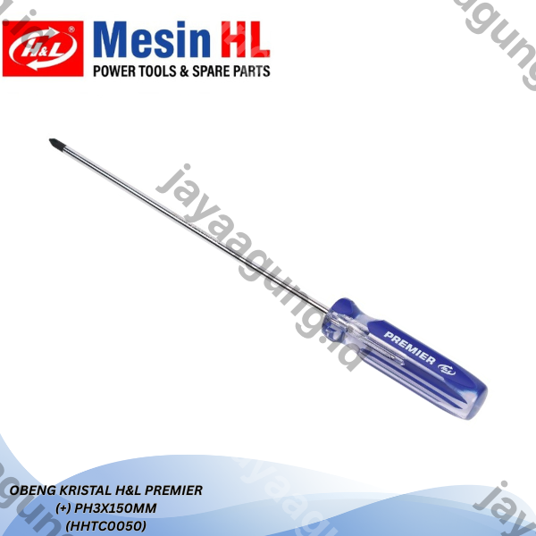 OBENG KRISTAL H&L PREMIER (+)PH3X150MM (HHTC0050)