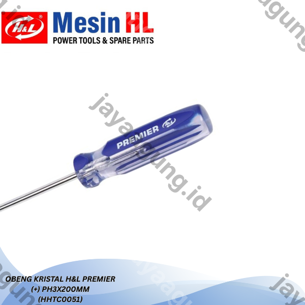 Gambar OBENG KRISTAL H&L PREMIER (+)PH3X200MM (HHTC0051) ke-4